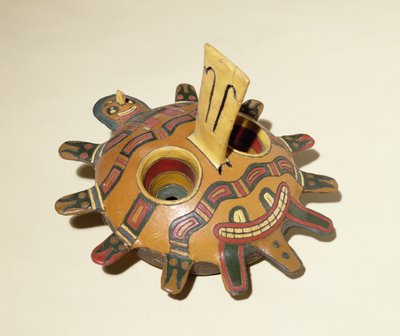 Máscara Funeraria, de Paracas, 300 a.C.-1 d.C. de Peruvian School